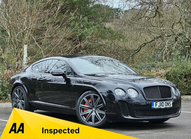 Compare Bentley Continental 2010 6.0 Supersports 621 Bhp FJ10ONS Black