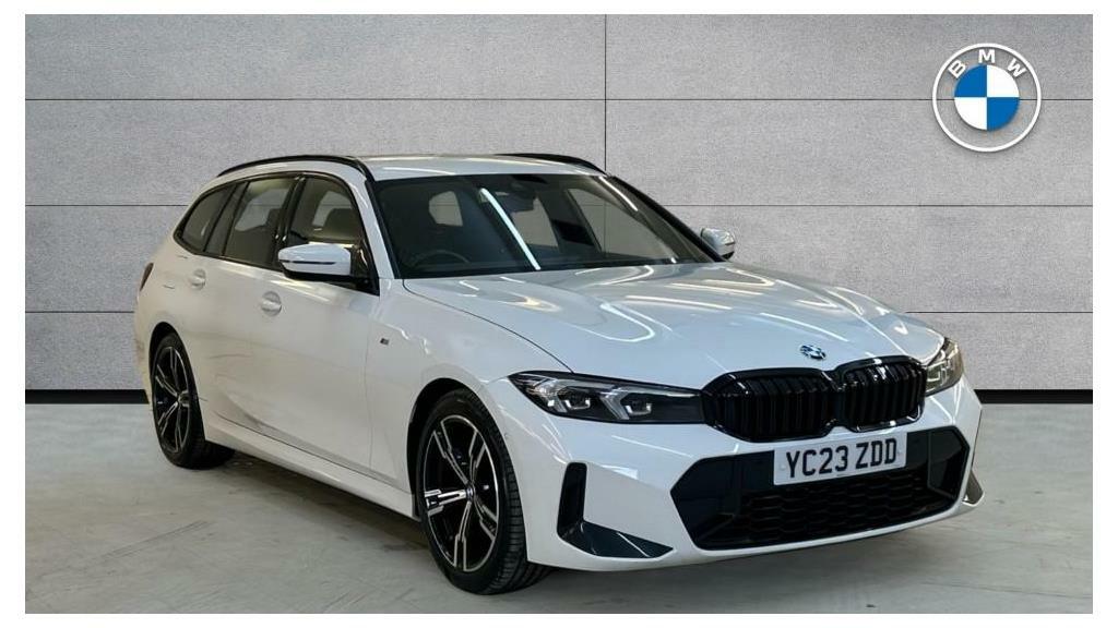 Compare BMW 3 Series Estate YC23ZDD White