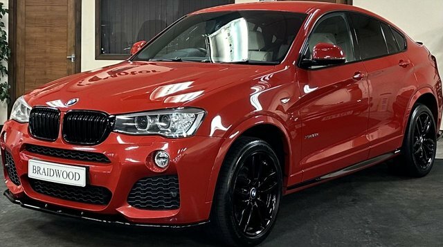 Compare BMW X4 Coupe PK16TZX Red