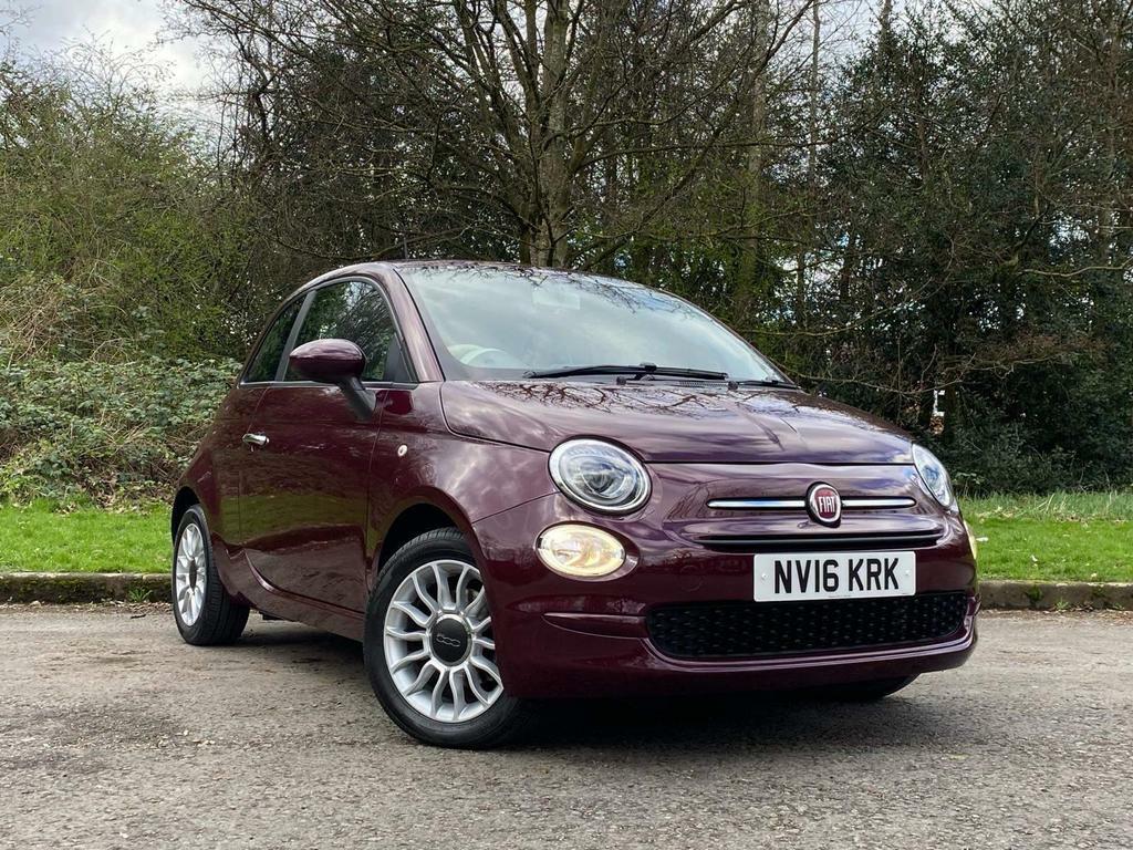 Compare Fiat 500 1.2 Eco Pop Star Euro 6 Ss NV16KRK Red