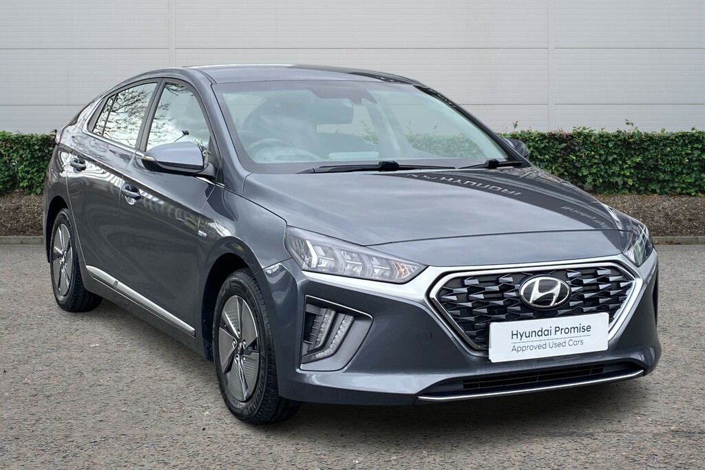 Compare Hyundai Ioniq 1.6 Gdi Hybrid Premium Dct AO21CSV Grey