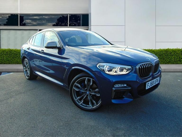 Compare BMW X4 3.0 M40d Suv Xdrive Euro 6 Ss FJ68UFN Blue
