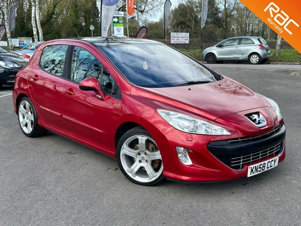 Compare Peugeot 308 Hatchback KN58CCY Red