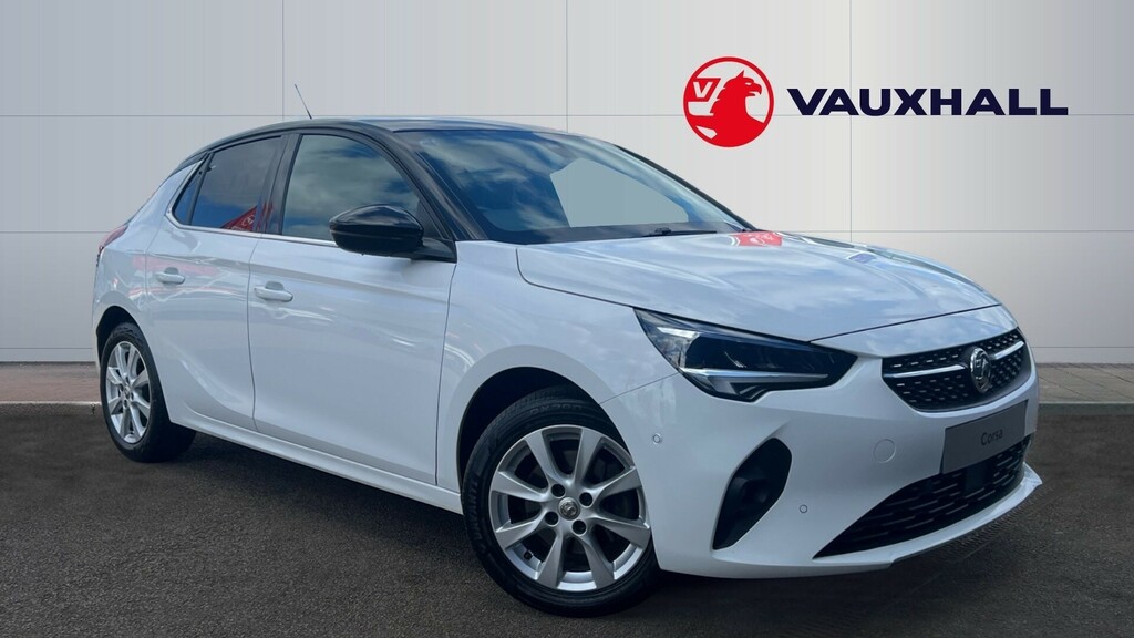 Compare Vauxhall Corsa Elite Nav FE70OEG White