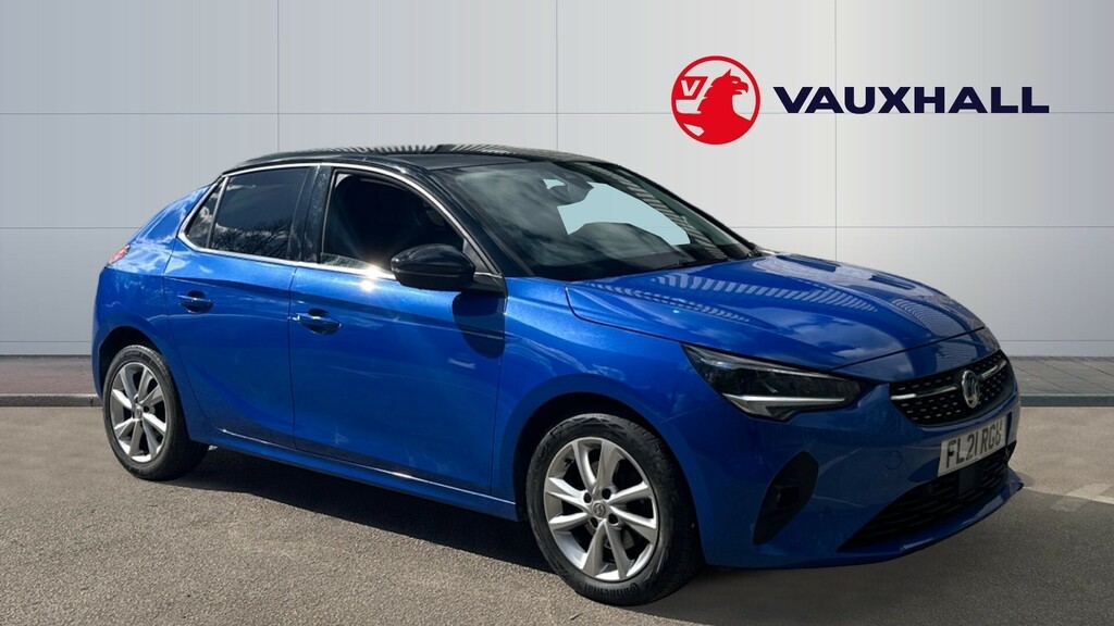Compare Vauxhall Corsa Elite Nav FL21RGU Blue