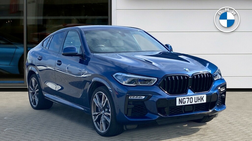 BMW X6 M50d Blue #1