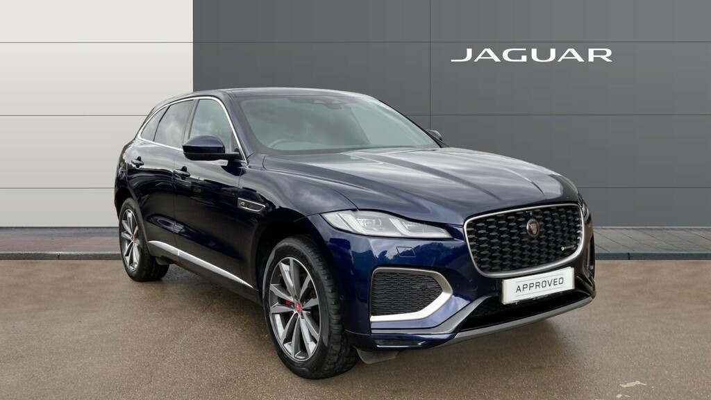 Compare Jaguar F-Pace R-dynamic Se FX21VXZ Blue
