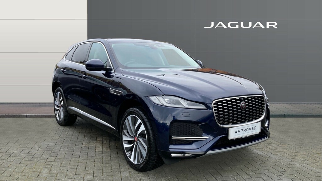 Compare Jaguar F-Pace Hse YH21MMJ Blue