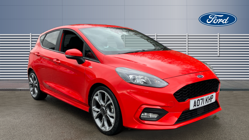 Compare Ford Fiesta St-line X Edition AO71KHP Red