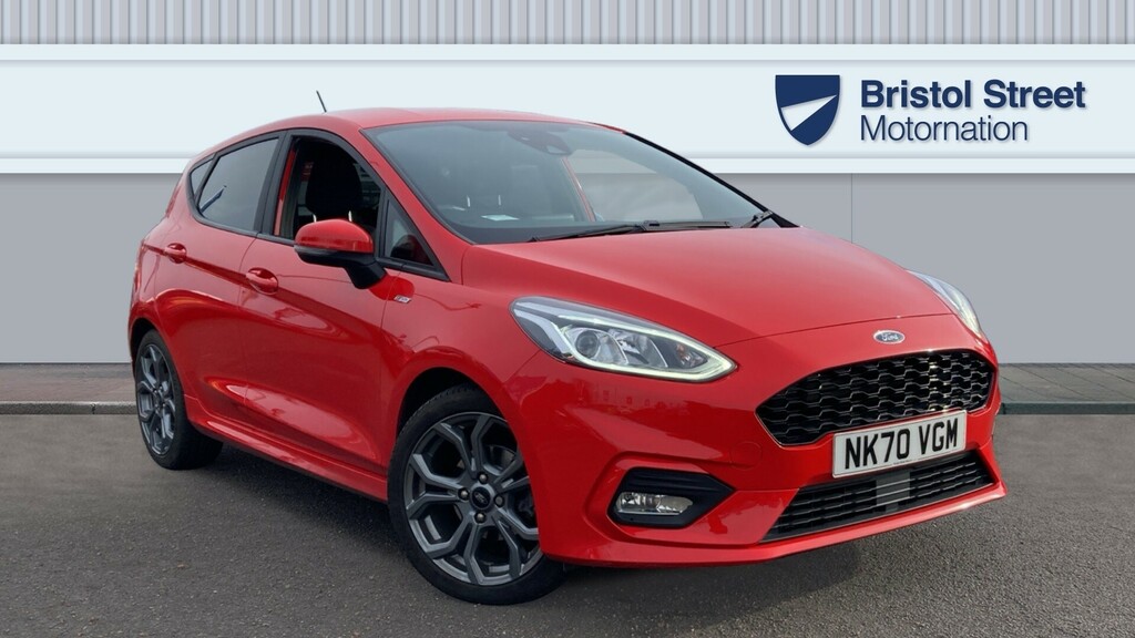 Compare Ford Fiesta St-line Edition NK70VGM Red