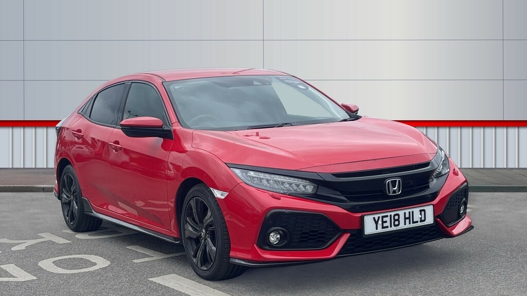 Compare Honda Civic Sport YE18HLD Red