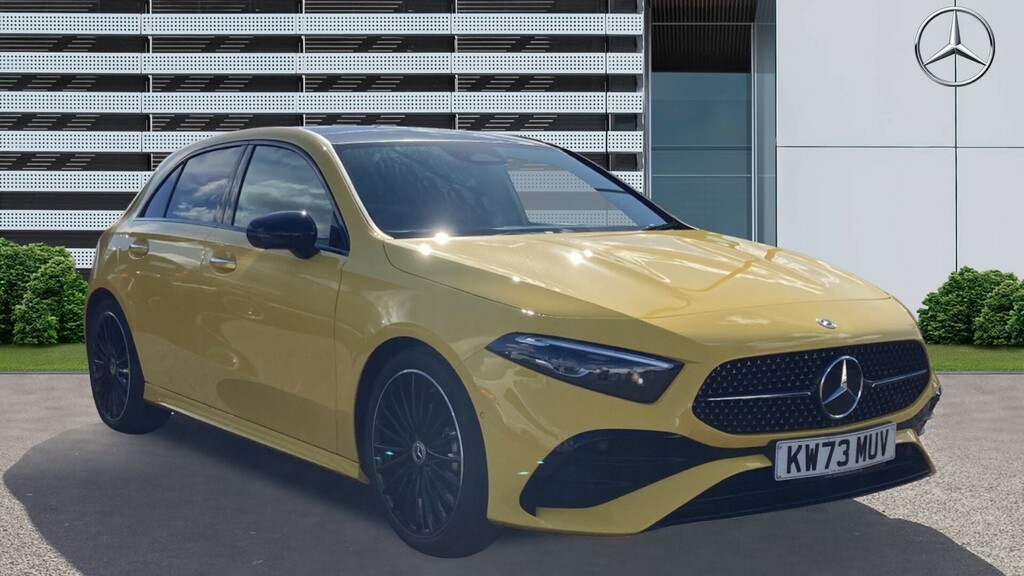 Compare Mercedes-Benz A Class Exclusive Launch Edition KW73MUV Yellow