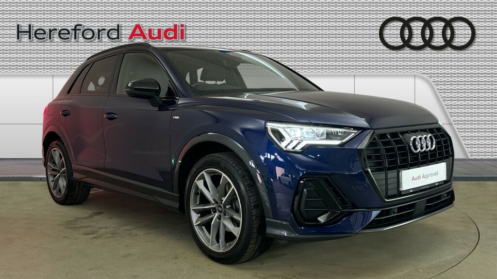 Compare Audi Q3 Black Edition VE71HFB Blue
