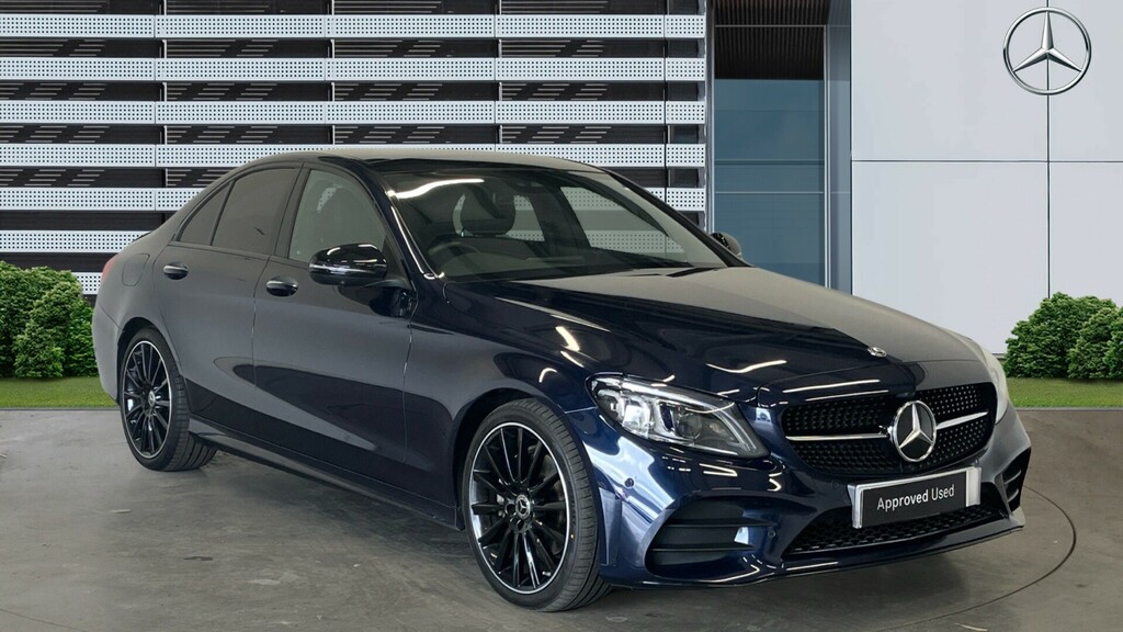 Compare Mercedes-Benz C Class Amg Line Night Edition PJ21UMD Blue