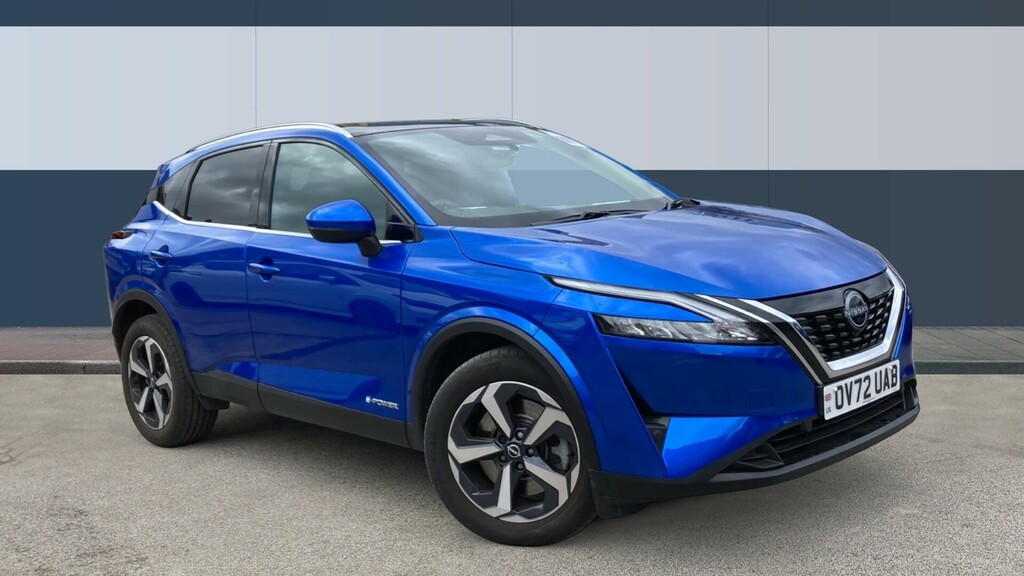 Compare Nissan Qashqai Acenta Premium OV72UAB Blue