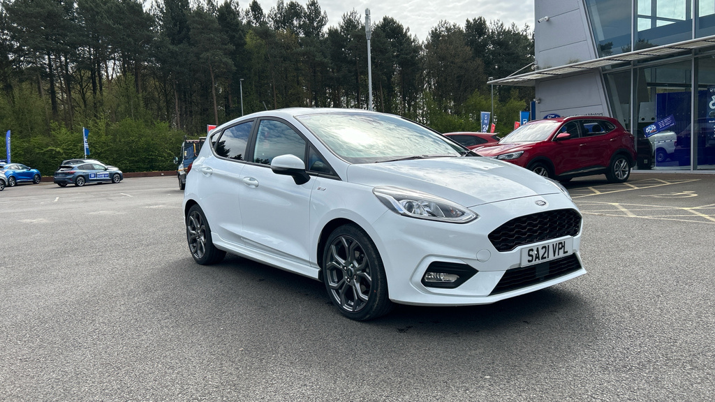 Compare Ford Fiesta St-line Edition SA21VPL White