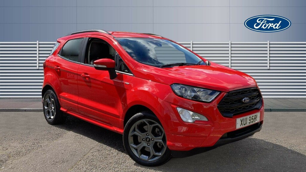 Compare Ford Ecosport St-line XUI9581 Red