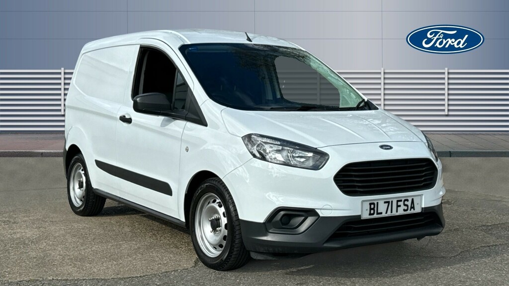 Ford Transit Courier Leader White #1