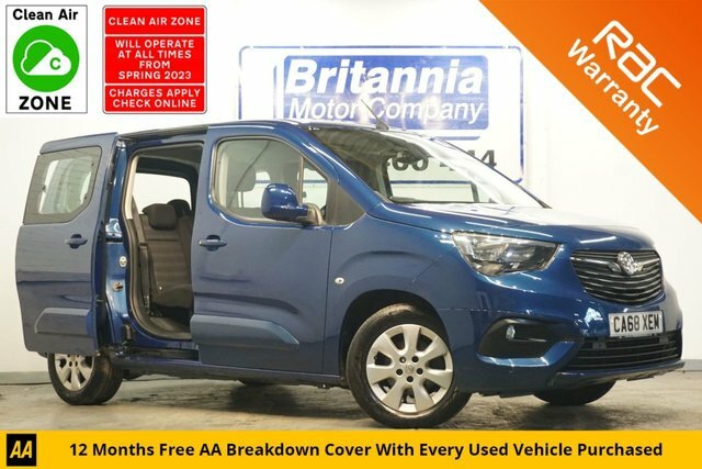 Compare Vauxhall Combo 1.2 Energy Ss 7 Seater 110 Bhp CA68XEM Blue