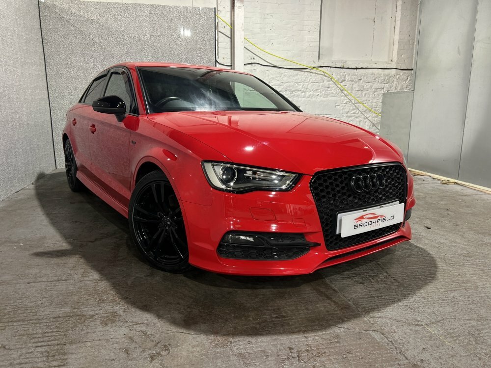 Audi A3 1.6 Tdi S Line Saloon Euro 6 S Red #1