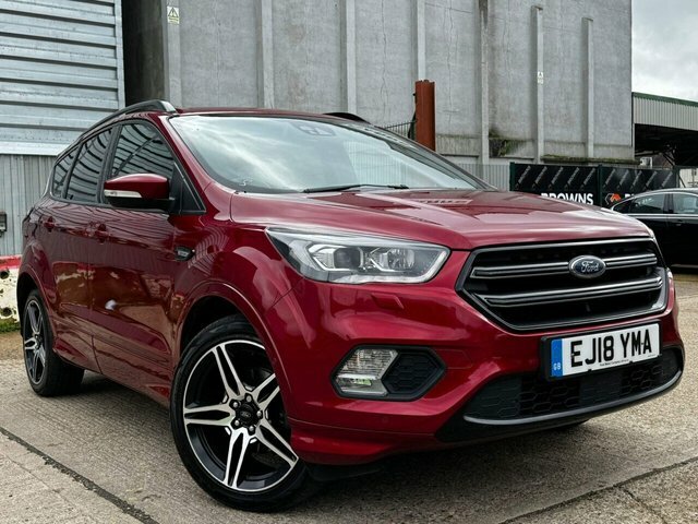 Compare Ford Kuga 1.5L St-line 148 Bhp EJ18YMA Red