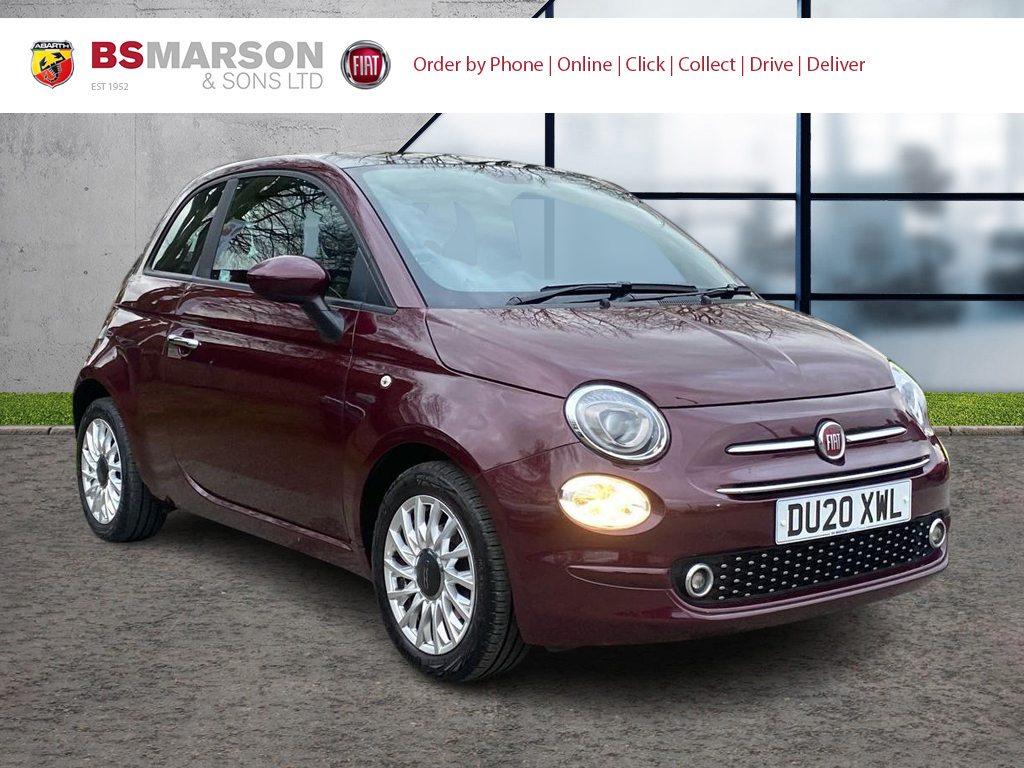 Compare Fiat 500 1.0 Mhev Lounge Euro 6 Ss DU20XWL Red