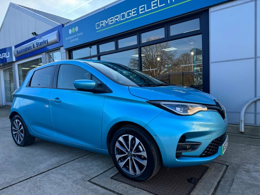 Compare Renault Zoe R135 Ev50 52Kwh Gt Line Rapid Charge WV71ZPW Blue