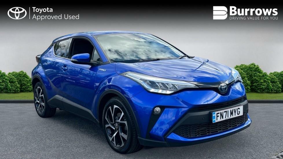 Compare Toyota C-Hr 1.8 Vvt-h Design Cvt Euro 6 Ss FN71MYG Blue