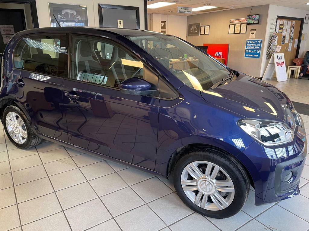 Compare Volkswagen Up 1.0 High Up Euro 6 Ss MV67WBW Blue