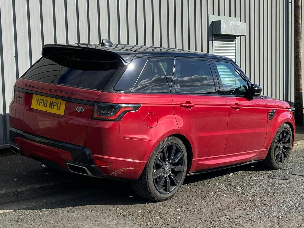 Compare Land Rover Range Rover Sport 4X4 3.0 Sd V6 Hse Dynamic 4Wd Euro 6 Ss YF18MPU Red