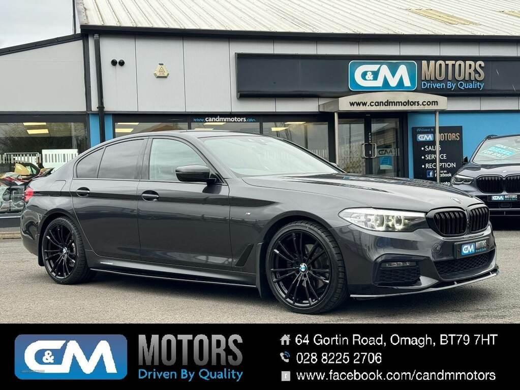Compare BMW 5 Series 520D Mht M Sport RO20WXY Grey