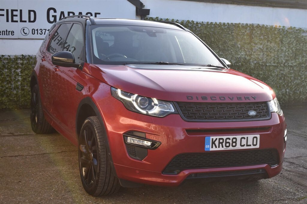 Compare Land Rover Discovery Sport 2.0 Sd4 Hse Dynamic Lux 4Wd Euro 6 Ss KR68CLO Red
