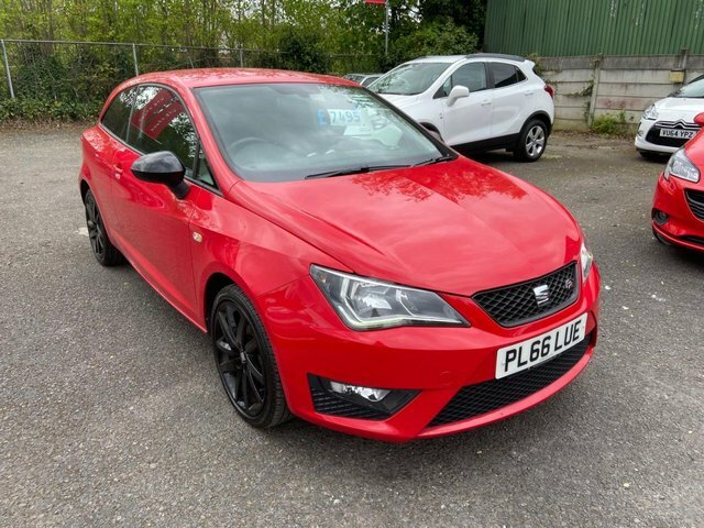 Compare Seat Ibiza 1.2 Tsi Fr Technology 109 Bhp PL66LUE Red