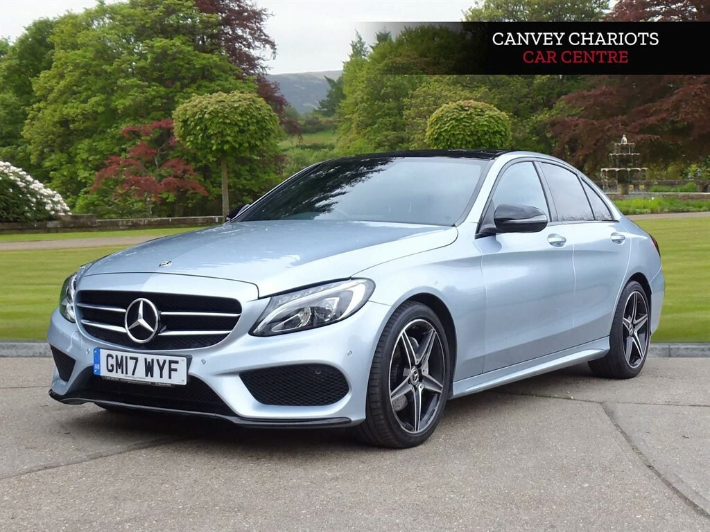 Compare Mercedes-Benz C Class 2.1 D Amg Line Premium G-tronic Euro 6 Ss GM17WYF Silver