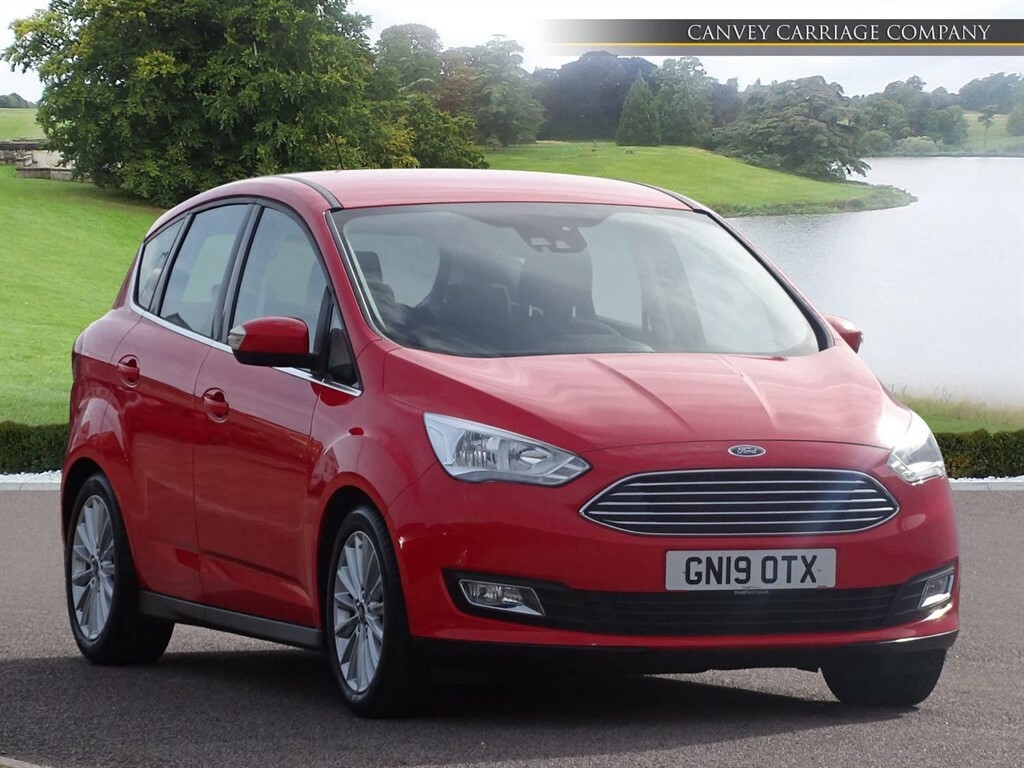 Compare Ford C-Max 1.5T Ecoboost Titanium Euro 6 Ss GN19OTX Red