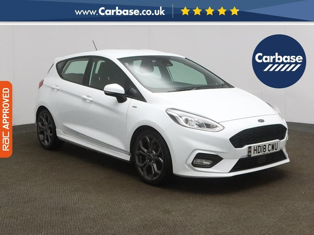 Compare Ford Fiesta 1.0 Ecoboost St-line HD18CWU White