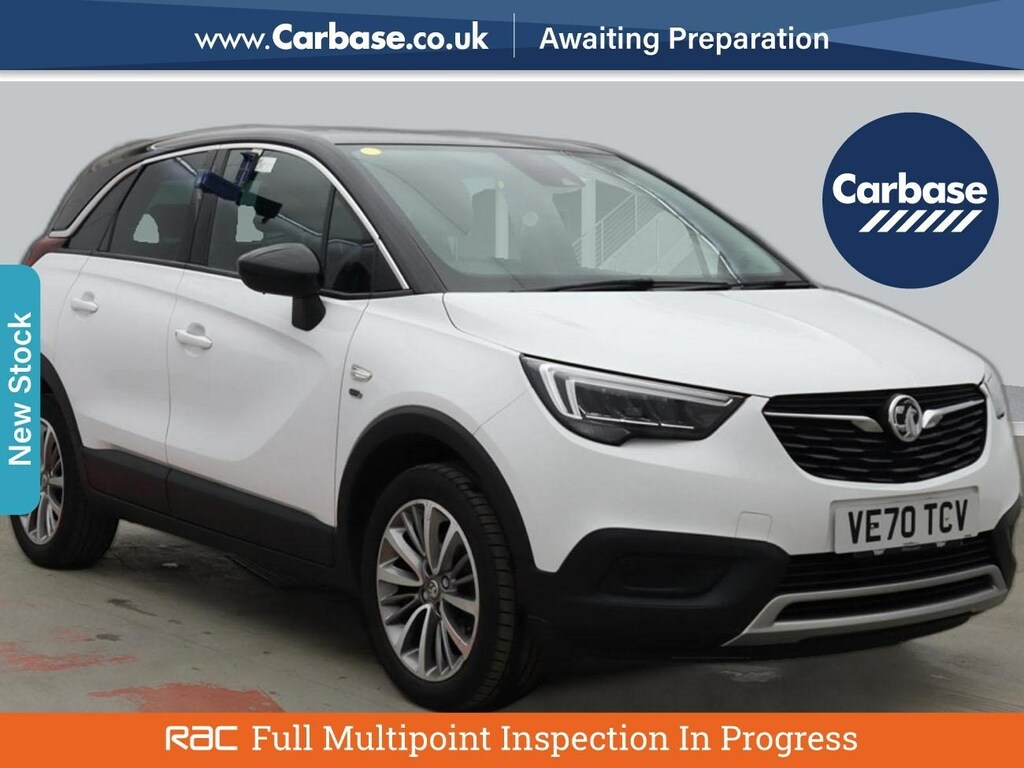 Compare Vauxhall Crossland X 1.2T 110 Griffin 6 Spd Start Stop VE70TCV White
