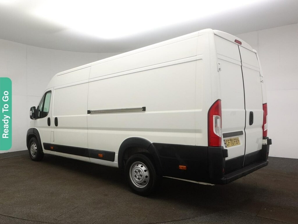 Compare Peugeot Boxer 2.2 Bluehdi Professional 140Ps Extra Long Wheelbas CF70FBY White
