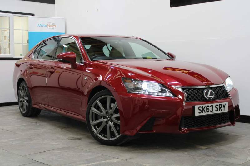 Compare Lexus GS 250 2.5 F-sport SK63SRY Red