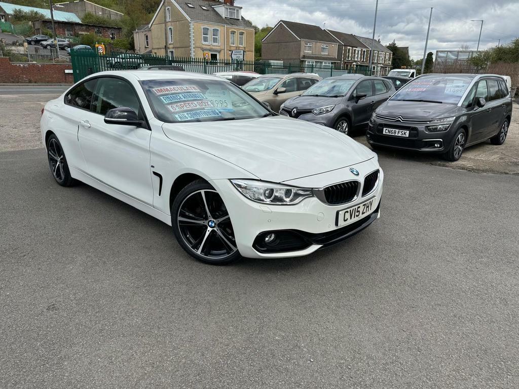 Compare BMW 4 Series 2.0 420I Sport Euro 6 Ss CV15ZHY White