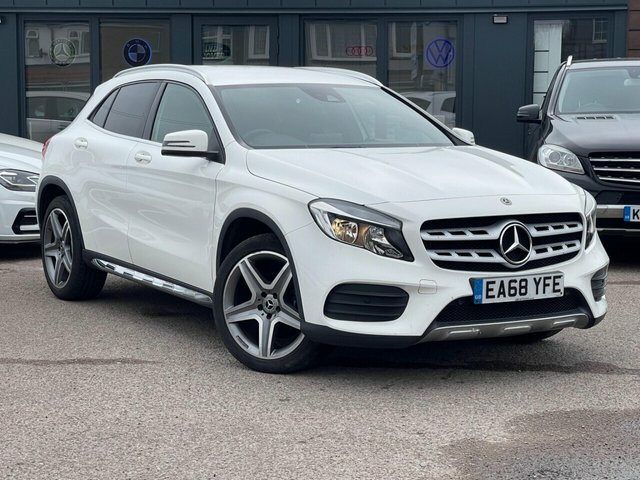Compare Mercedes-Benz GLA Class 1.6 Amg Line 7G-dct Euro 6 Ss EA68YFE White