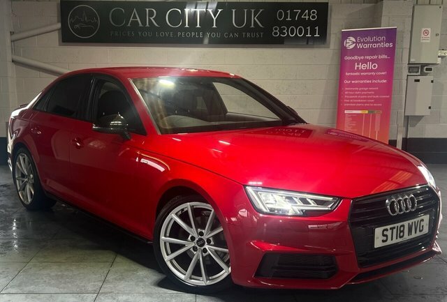 Compare Audi A4 2.0 Tfsi Black Edition Mhev 188 Bhp ST18WVG Red