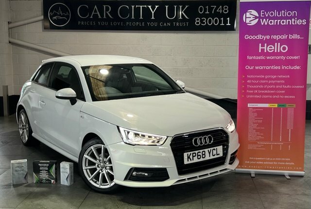 Compare Audi A1 1.0 Tfsi S Line Nav 93 Bhp KP68YCL White