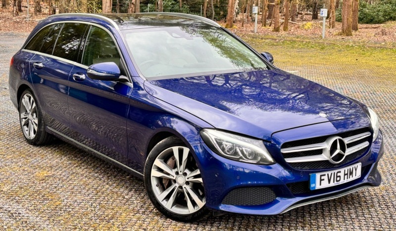 Compare Mercedes-Benz C Class C350 E Sport Premium FV16HMY Blue