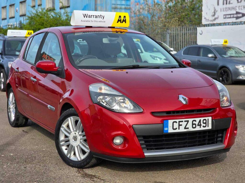 Compare Renault Clio Hatchback 1.6 Vvt Initiale Tomtom 201013 CFZ6491 Red