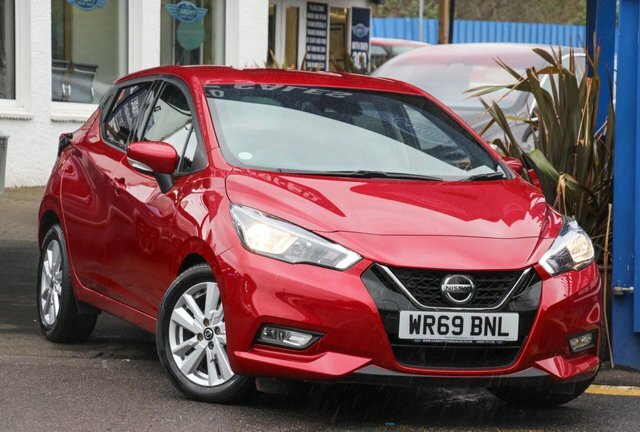 Compare Nissan Micra 1.0 Ig-t Acenta Xtronic 99 Bhp - Low Miles - Au WR69BNL Red