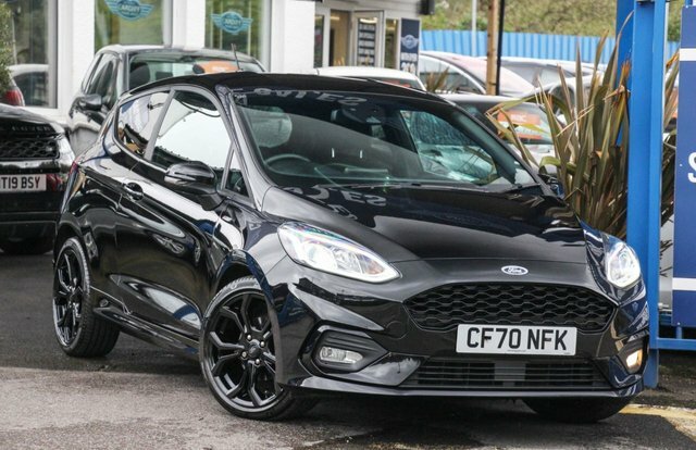Compare Ford Fiesta 1.0 St-line Edition 94 Bhp CF70NFK Black