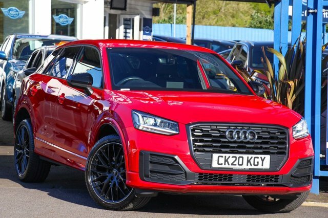 Compare Audi Q2 1.0 Tfsi S Line Black Edition 114 Bhp CK20KGY Red