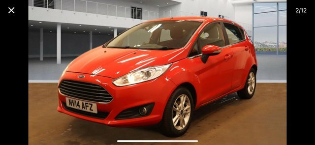 Compare Ford Fiesta Hatchback NV14AFZ Red