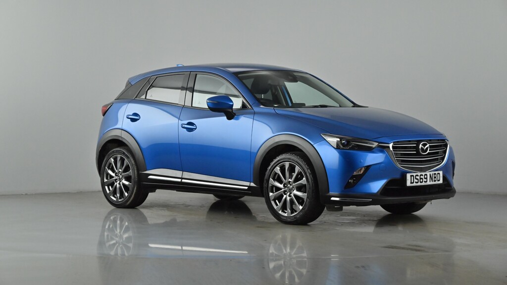 Compare Mazda CX-3 2.0 Skyactiv-g Sport Nav DS69NBD Blue